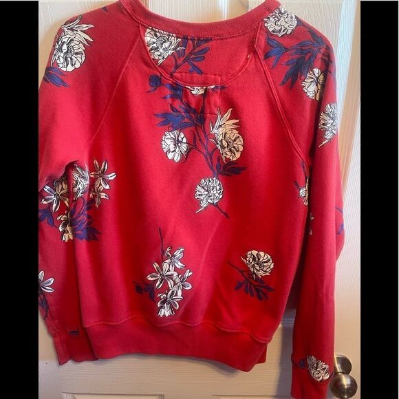 Abercrombie & Fitch floral sweatshirt sz S - Picture 2 of 5